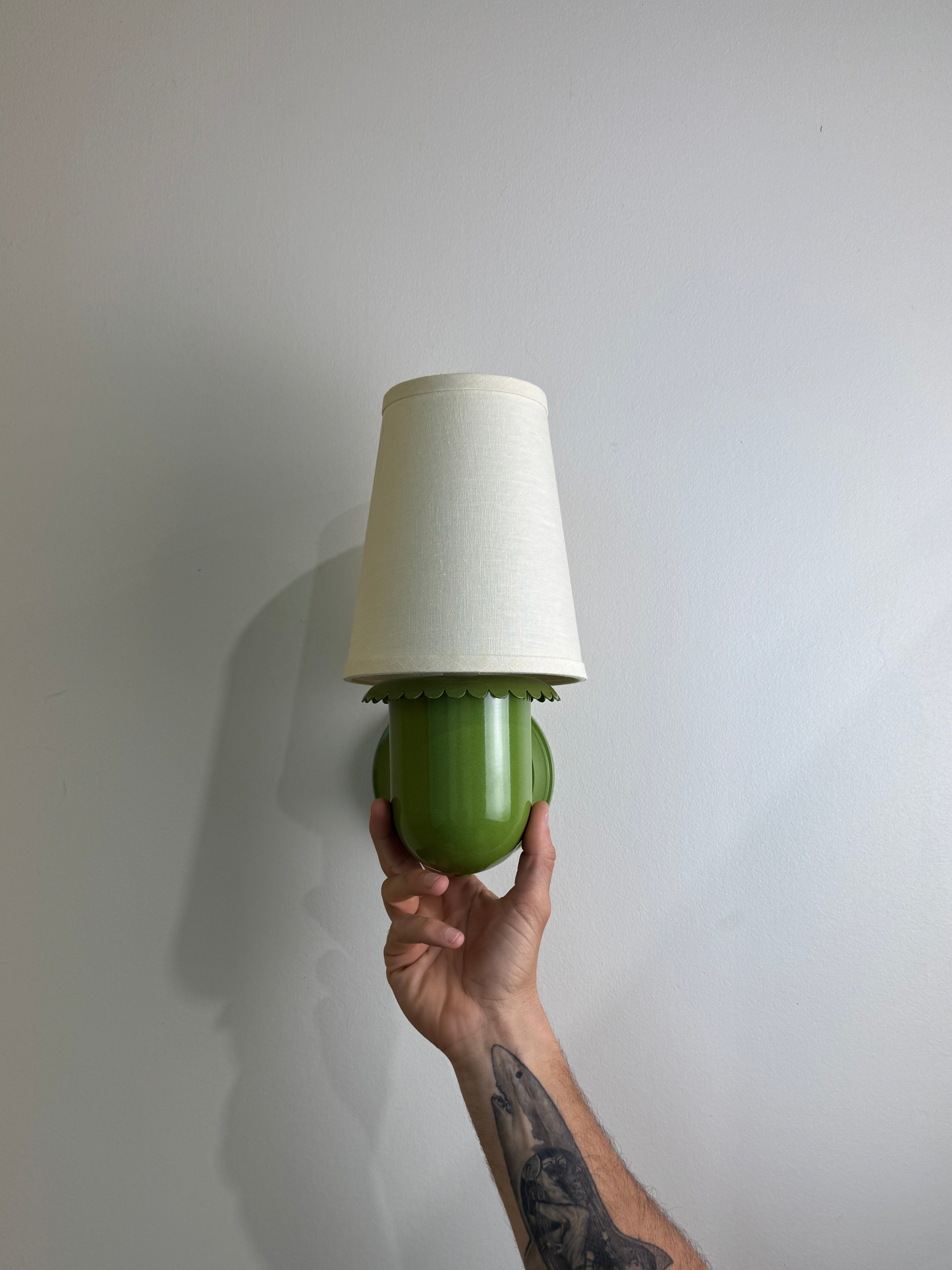 Large Townes Linen Sconce